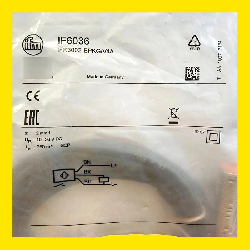 Ifm If6036 Sensor Inductivo De Proximidad Industrial