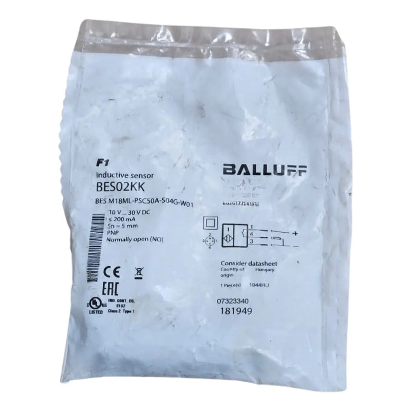 Balluff Bes02kk Bes M18ml-psc50a-s04g-w01