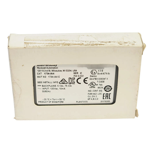Allen-bradley 1734-ia4 Módulo Entrada Ac Point I/o 4pts