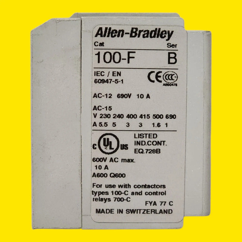 Allen-bradley 100-fa11 Bloque Contacto Auxiliar