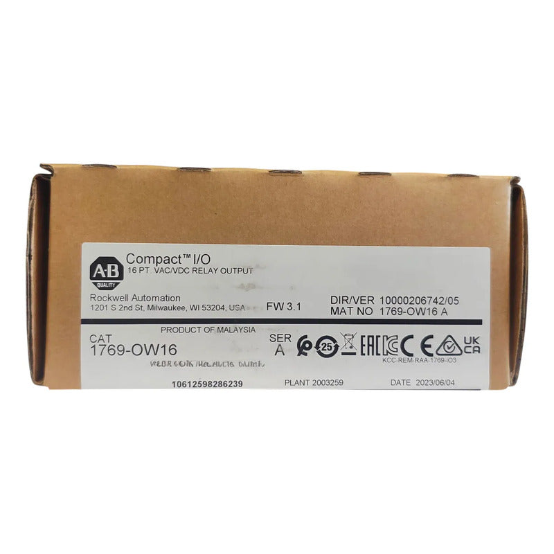 Allen-bradley 1769-ow16 | Módulo 16 Salidas De Relé Compact