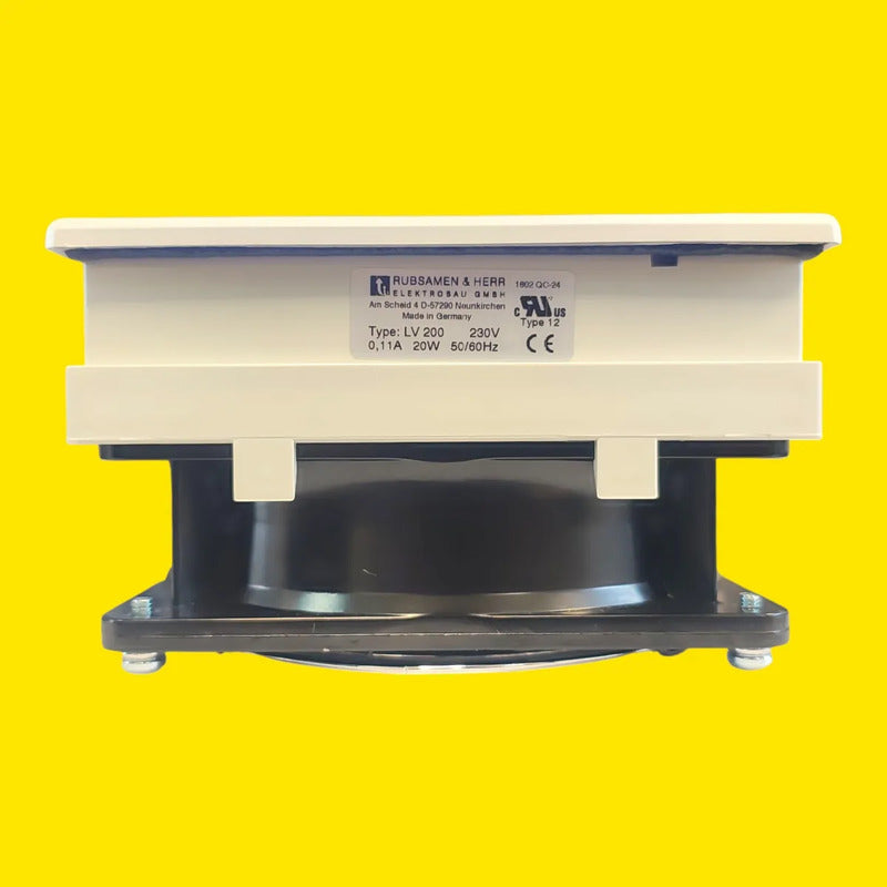 Rûbsamen Herr Lv200 Ventilador Con Filtro Para Gabinete 9.2 Cm 50 Hz/60 Hz Gris Negro Plástico Termoplástico De Alta Resistencia 7