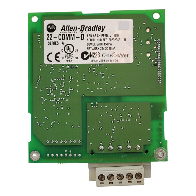 Allen-bradley 22-comm-d Tarjeta Comunicación Devicenet