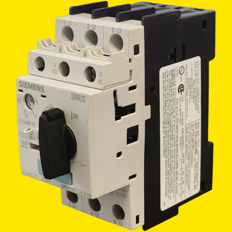 Siemens 3rv1021-1ka10 Arrancador Manual De Motor 50/60 Hz