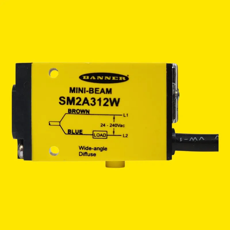 Banner Sm2a312w 26265 Sensor Fotoelectrico Difuso Mini-beam