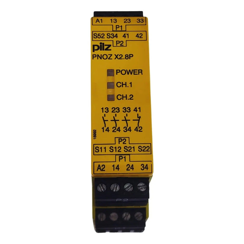 Pilz  777301  Relay Pnoz X2.8p 24vacdc 3n/o 1n/c*