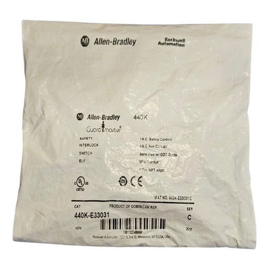 440k-e33031  Allen-bradley Guardmaster Safety Switch.