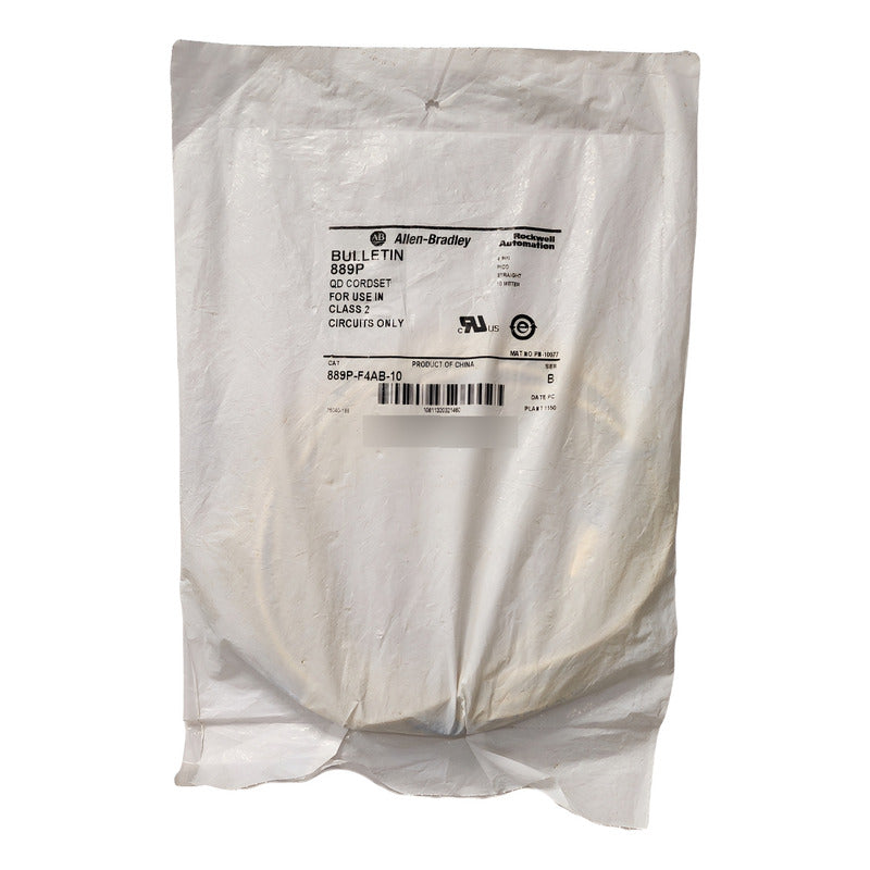 Allen Bradley 889p-f4ab-10 Serie Cable De 10 Metros, 4 Polos