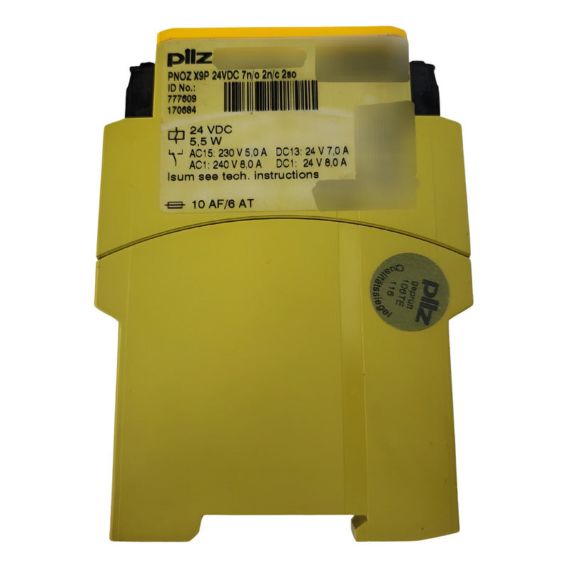 Pilz Pnoz X9p 24vdc 7n/o 2n/c 2so Relé 777609