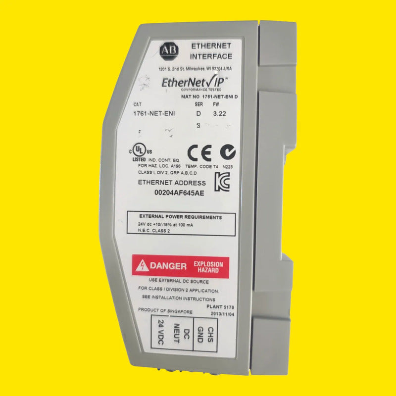 Módulo Ethernet Allen-bradley 1761-net-eni  Serie Micrologix