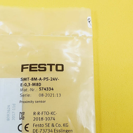 Festo Smt-8m-a-ps-24v-e-0,3-m8d Sensor De Proximidad