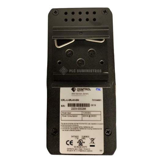 Rocket Linx Iclr-u-8rj45-din Interruptor Ethernet