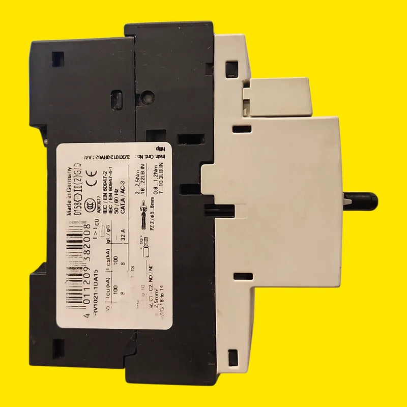 Siemens 3rv1021-1da15 Guardamotor Termomagnético 50hz/60hz