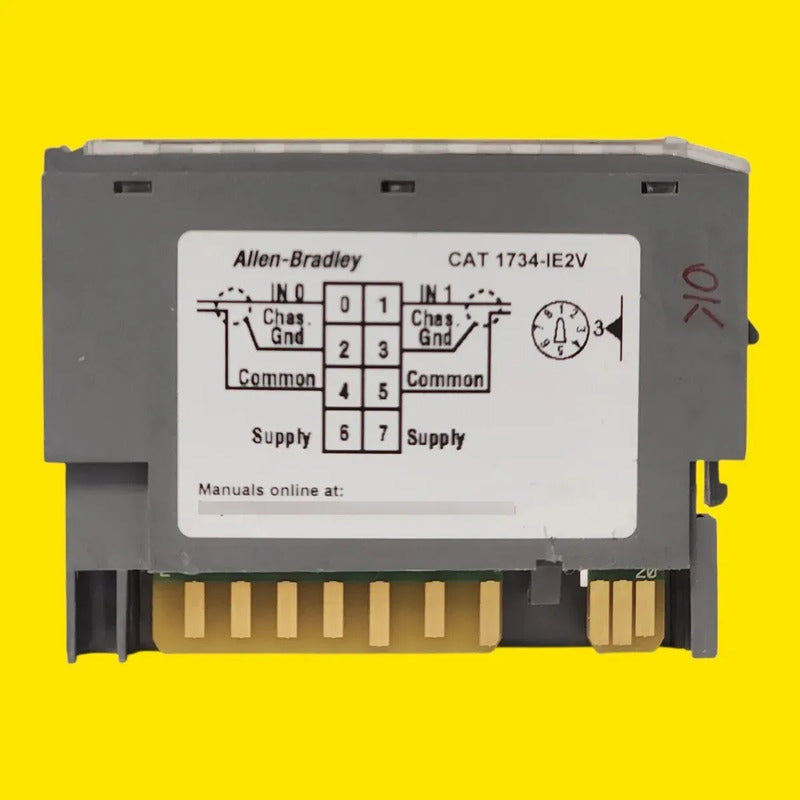 Allen-bradley 1734-ie2v Modulo Entrada Analogica Voltaje 2ch 3.005