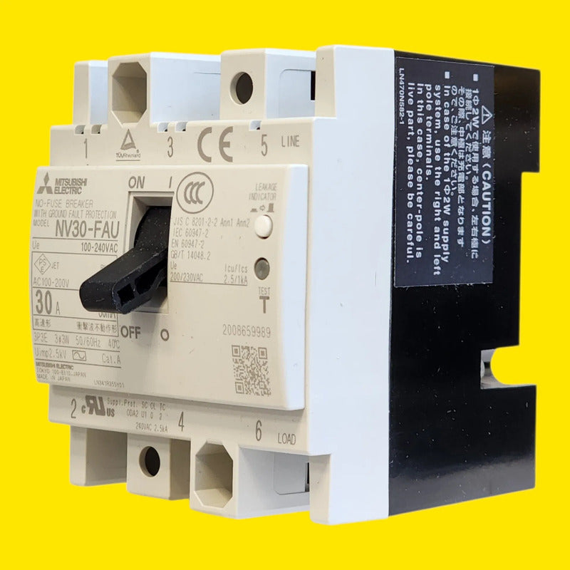 Mitsubishi Nv30-fau 3p Interruptor Automatico 30a