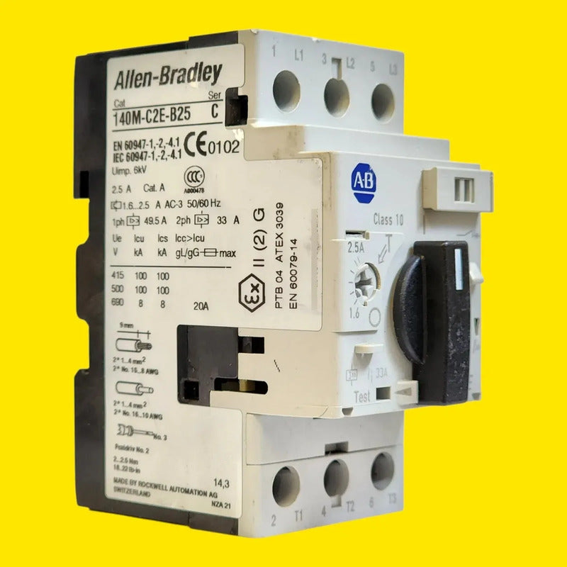 Allen-bradley 140m-c2e-b25 Guardamotor Termomagnético 50/60hz