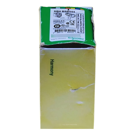 Schneider Electric Xb4 Bs8442 Botón  De Parada De Emergenci Negro