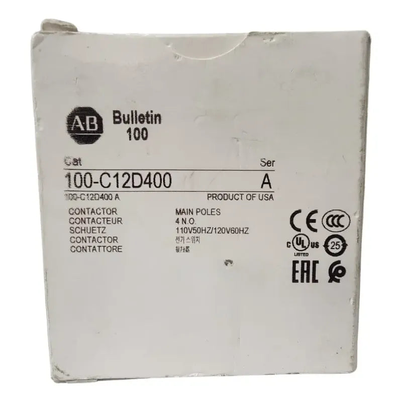 Allen-bradley 100-c12d400 Contactor Industrial