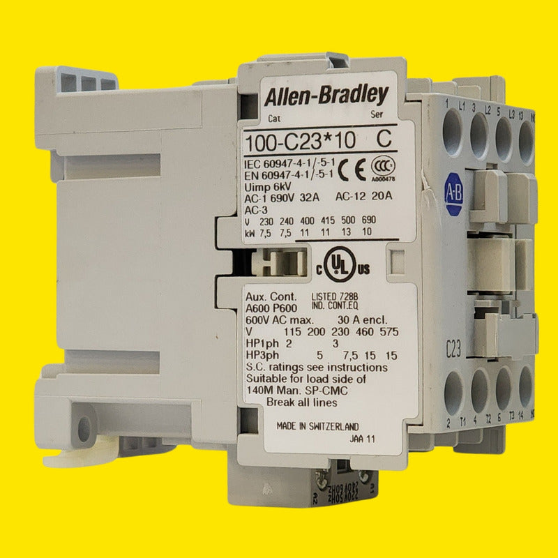 Contactor Allen-bradley 100-c23a10 23a 3 Polos 220v Ac