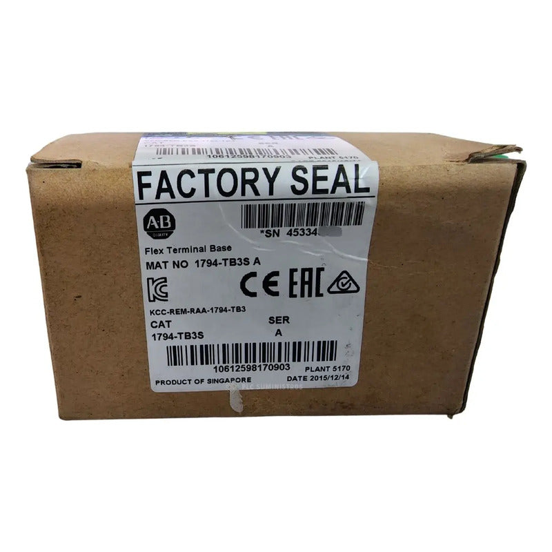 Base Terminal Allen-bradley 1794-tb3s Flex I/o Spring Clamp