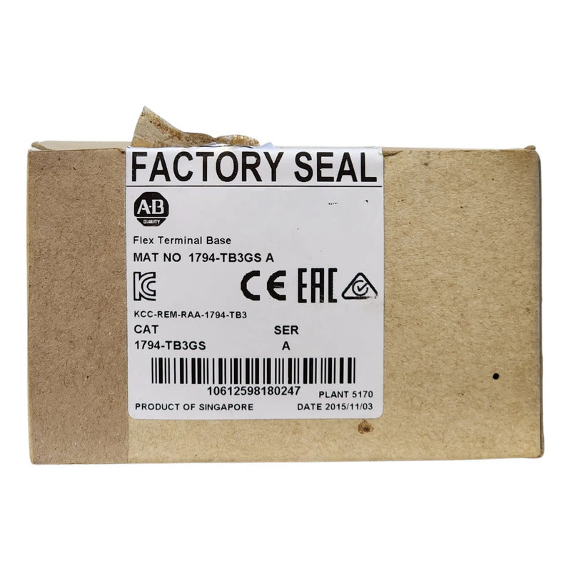Allen-bradley 1794-tb3gs Flex Terminal Base