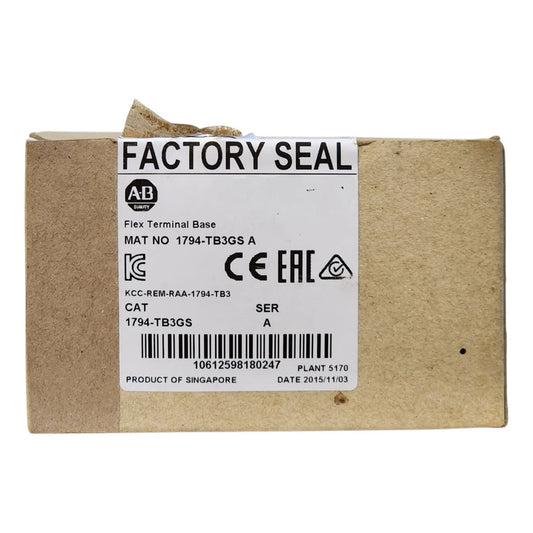 Allen-bradley 1794-tb3gs Flex Terminal Base