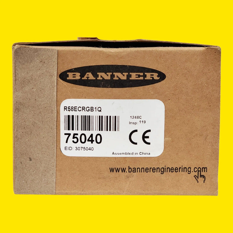 Banner R58ecrgb1q 75040 Sensor Marca De Registro Rgb