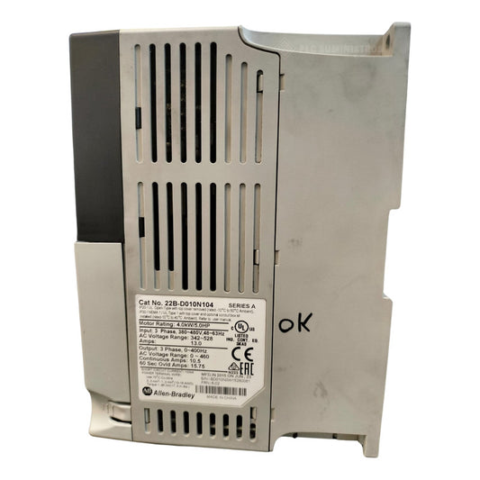 Allen Bradley 22b-d010n104 Powerflex Variador De Frecuencia