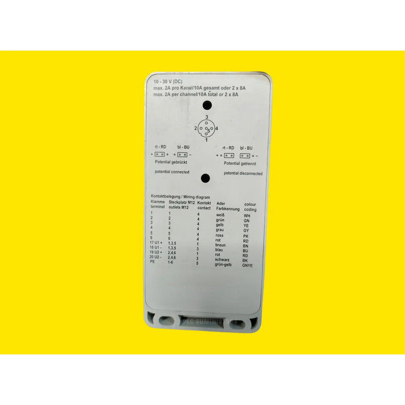 Weidmüller Sai-6-m 4p M12 1705930000 Conector Disp. .