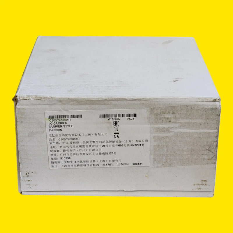 Emerson Ic200chs001r Base Carrier I/o