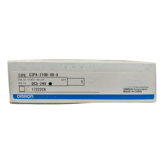 Omron G3pa-210b-vd-x Rele De Estado Solido