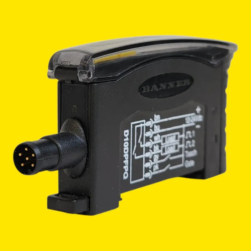 Banner 62383 D10dpfpq Sensor Fibra Optica Amplificador 2 Pnp