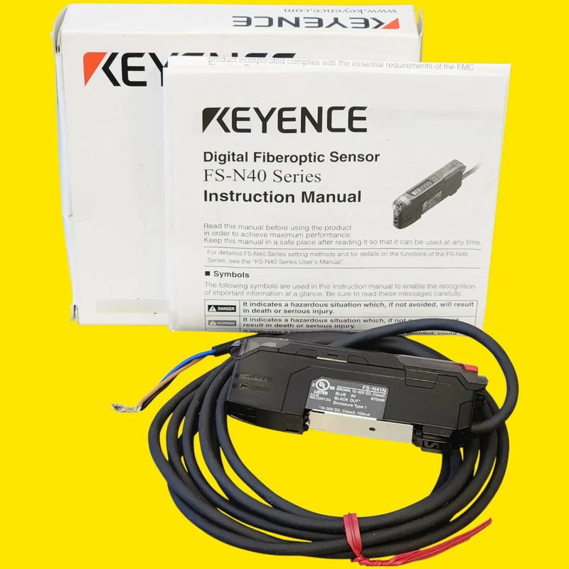 Keyence Fs-n41n Amplificador De Sensor Óptico Negro