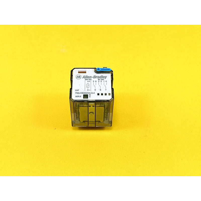 Allen-bradley 700-hb33z24-3-4 Bladebase Relay 15a 3pdt 24vdc