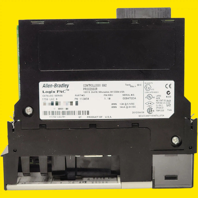 Allen Bradley 1756-l62 Procesador Controllogix Plc Ab