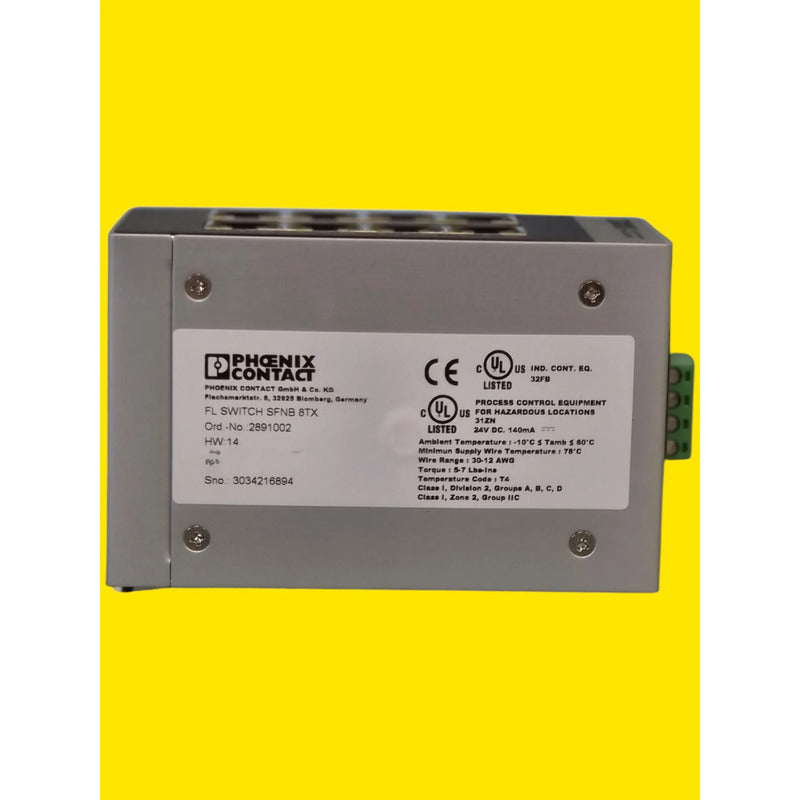 Phoenix Contact Fl Switch Sfnb 8tx Conmutador 2891002