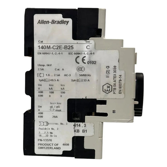 Allen-bradley 140m-c2e-b25 Guardamotor Termomagnético 50/60hz