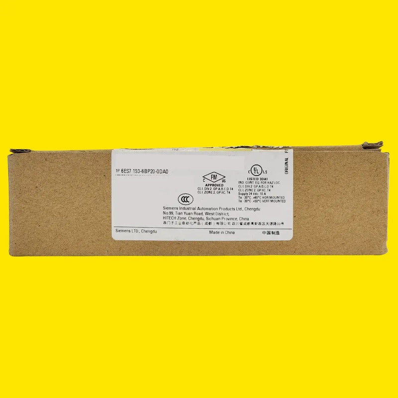 Siemens 6es7 193-6bp20-0da0 Simatic Et 200sp Baseunit