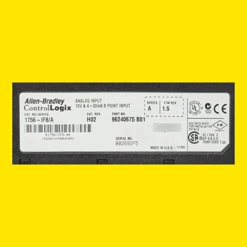 Allen-bradley 1756-if8 Modulo Entrada Analoga Plc