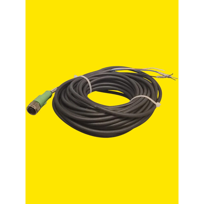Phoenix Contact Sac-4p-10,0-pur/m12fs Cable 10m 1683002 Negro