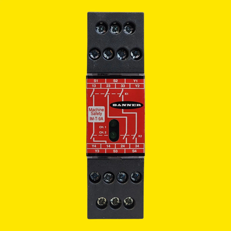 Banner  Im-t-9a   61425 Modulo De Seguridad Relay 24vdc
