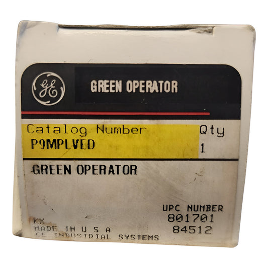 G&e Botón Pulsador P9mplved Verde