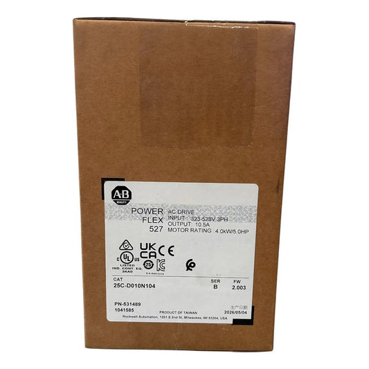 Allen-bradley 25c-d010n104 Variador Powerflex 527