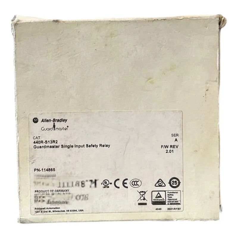 Allen-bradley Guardmaster 440r-s13r2 Sola Entrada Relé