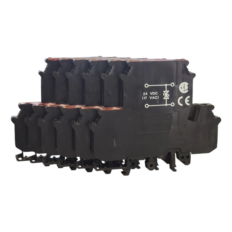 Phoenix Contact Tt-ukk5-d 24dc Protector 2788090 Negro/rojo