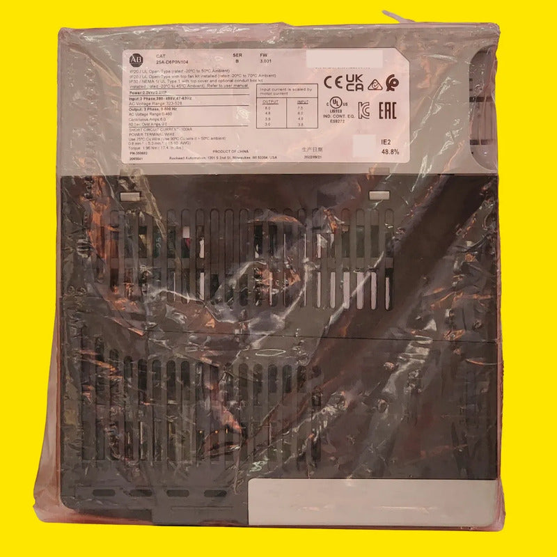 Variador Allen Bradley Powerflex 523 25a-d6p0n104 3hp 480v