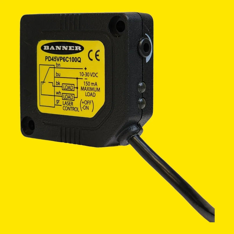 Banner Pd45vp6c100q 46289 Sensor Láser Convergente