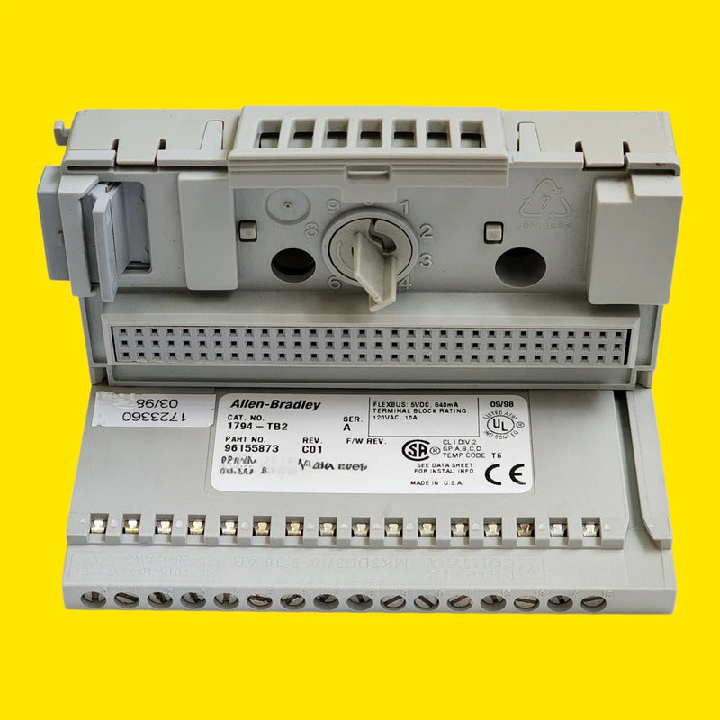Base Terminal Allen-bradley 1794-tb2 Flex I/o 2-wire Screw