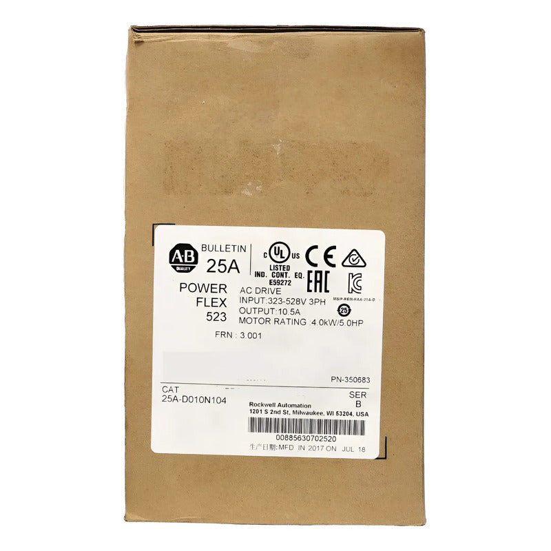 Allen-bradley 25a-d010n104 Powerflex Variador De Frecuencia.