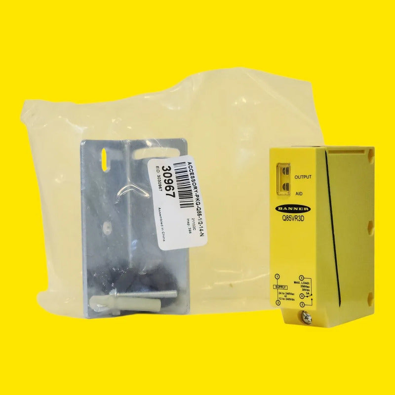 Banner Q85vr3d 31655 Sensor Fotoelectrico Difuso Rele